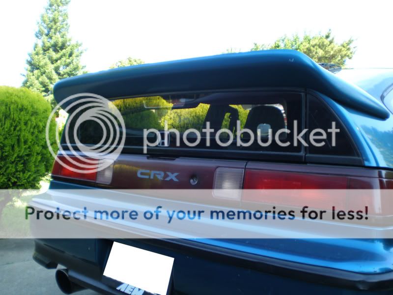 CRX Rear spoilers. HondaTech Honda Forum Discussion